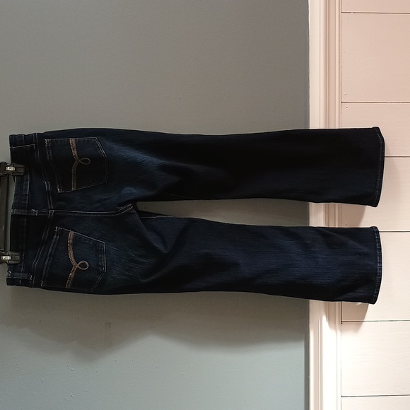 Lee Riders Women’s Sz 10P Midrise Bootcut Dark Wash  Denim - Picture 4 of 8